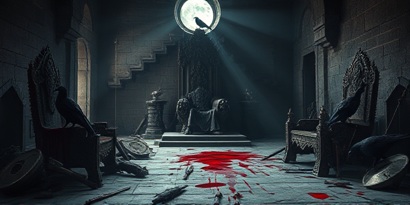 The aftermath in the throne room