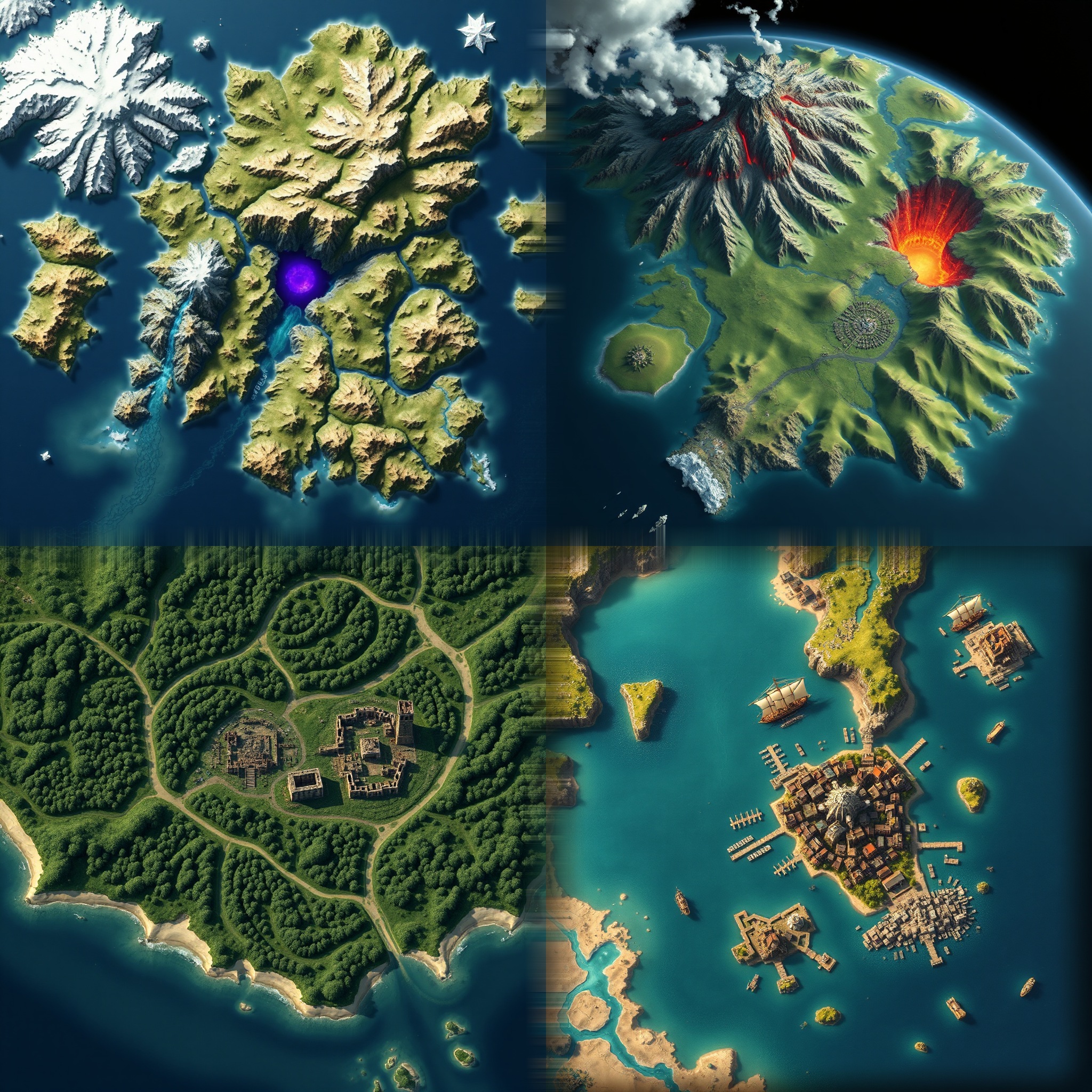 World Map of Aethelgard